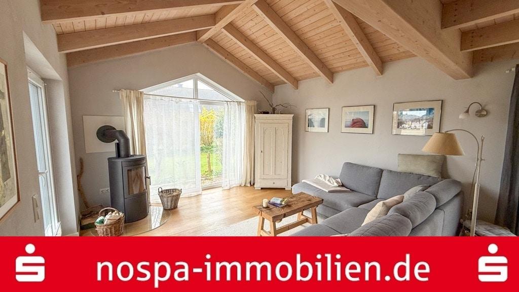 Wohnbereich mit Kaminofen