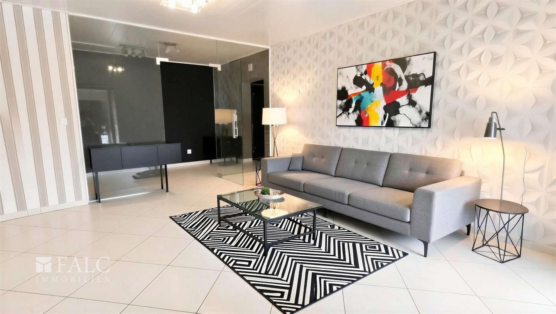 Wohnzimmer (digital möbliert)