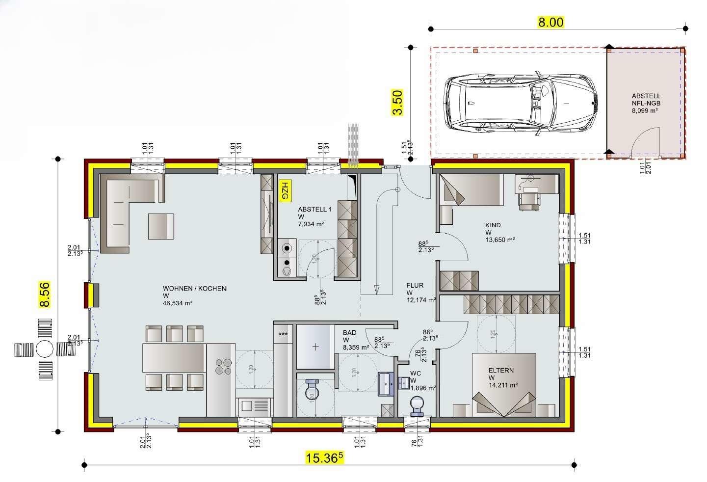 Grundriss EG 2