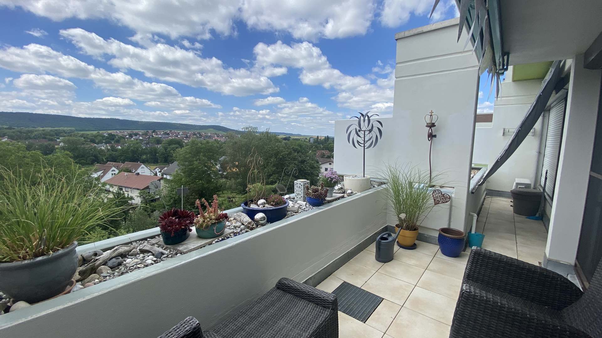 Balkon mit Aussicht