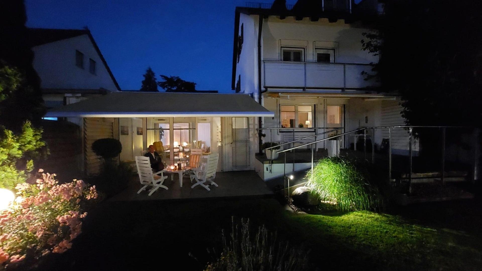 vom Garten aus