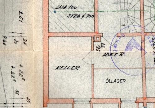 Grundriss Keller