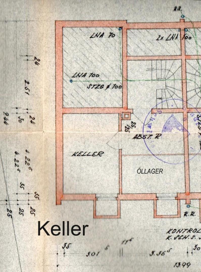 Grundriss Keller