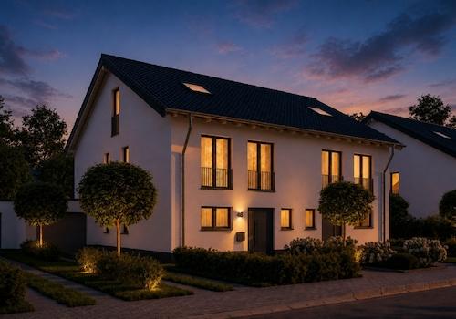 Straßenansicht Abend