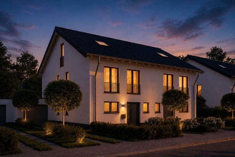 Straßenansicht Abend