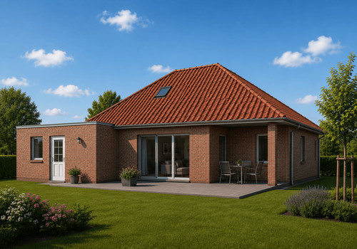 Hausansicht KI generiert