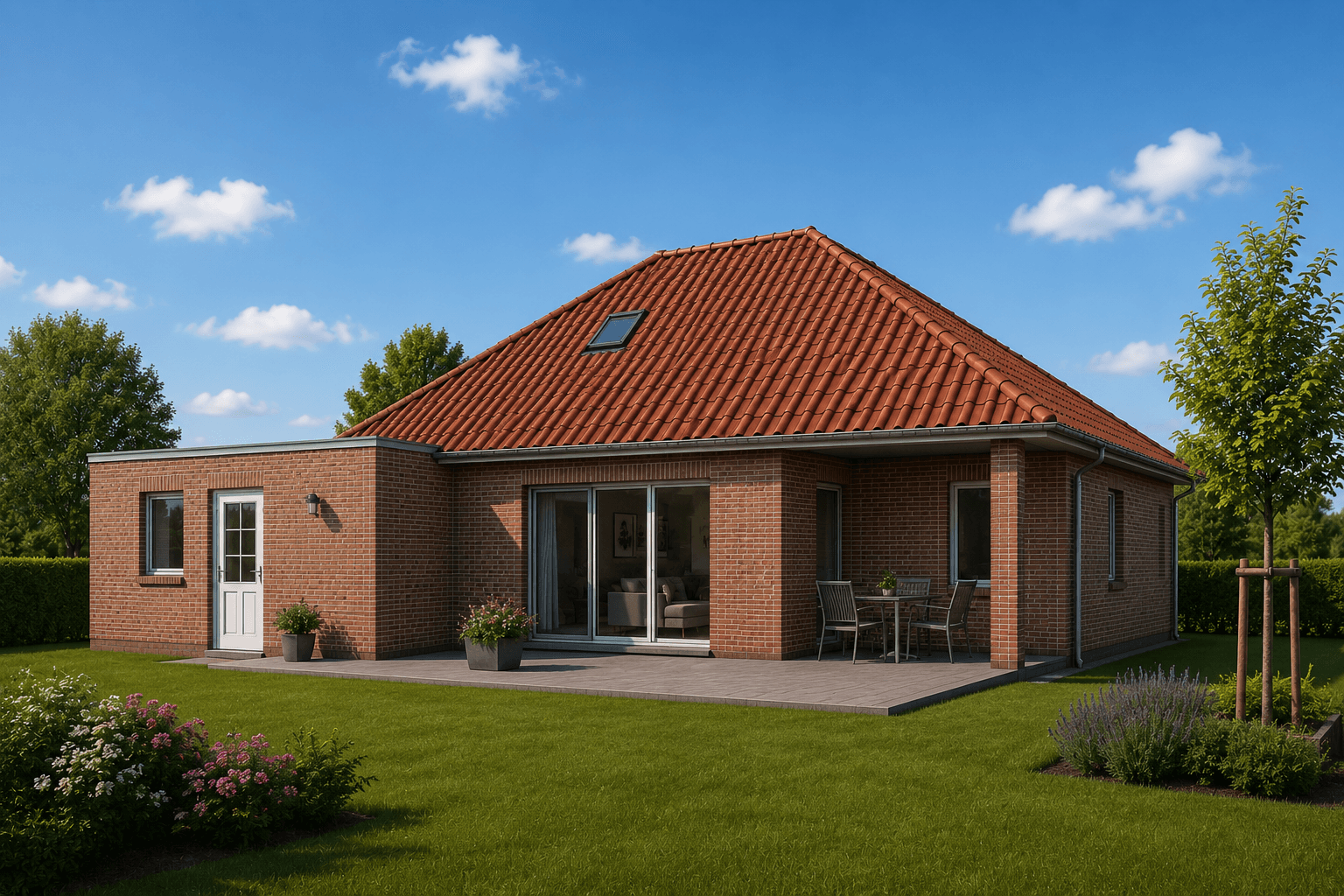 Hausansicht KI generiert