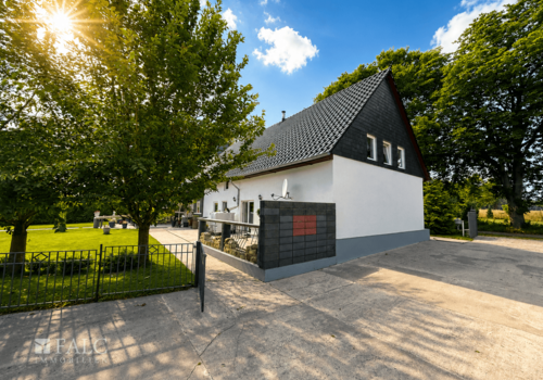 Rückseite des Hauses