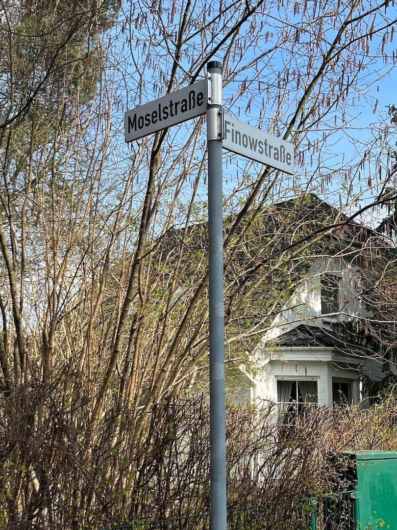 Umgebung Straßenschild