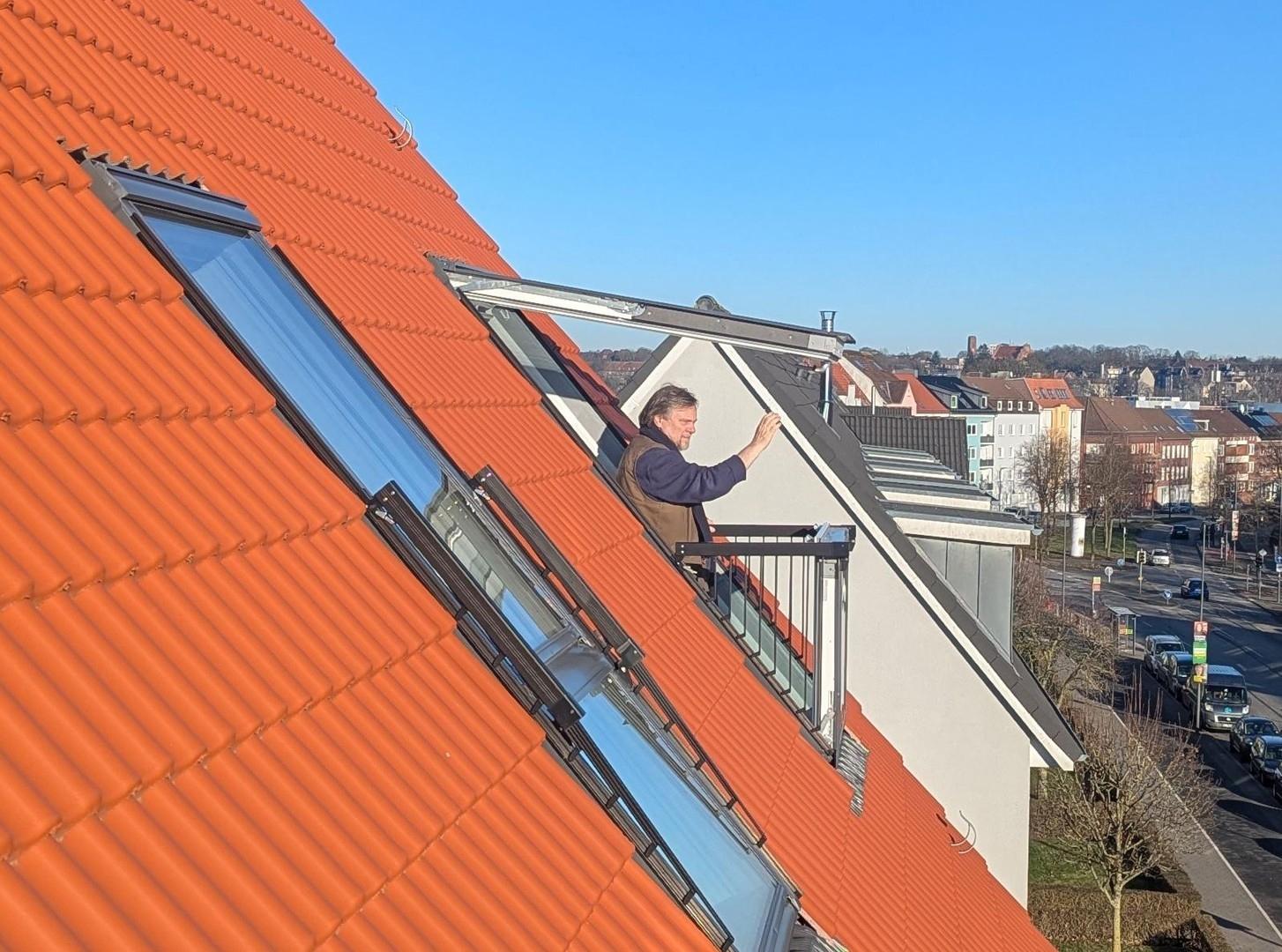 Fensterbalkon von außen