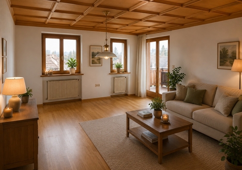 Wohnzimmer Zugang Balkon
