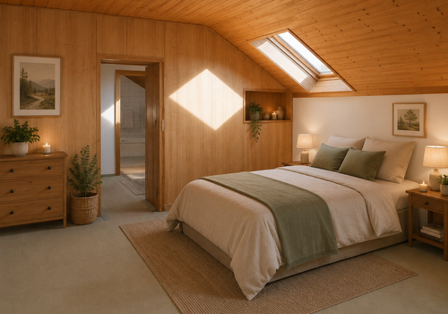 Schlafzimmer Bild 1