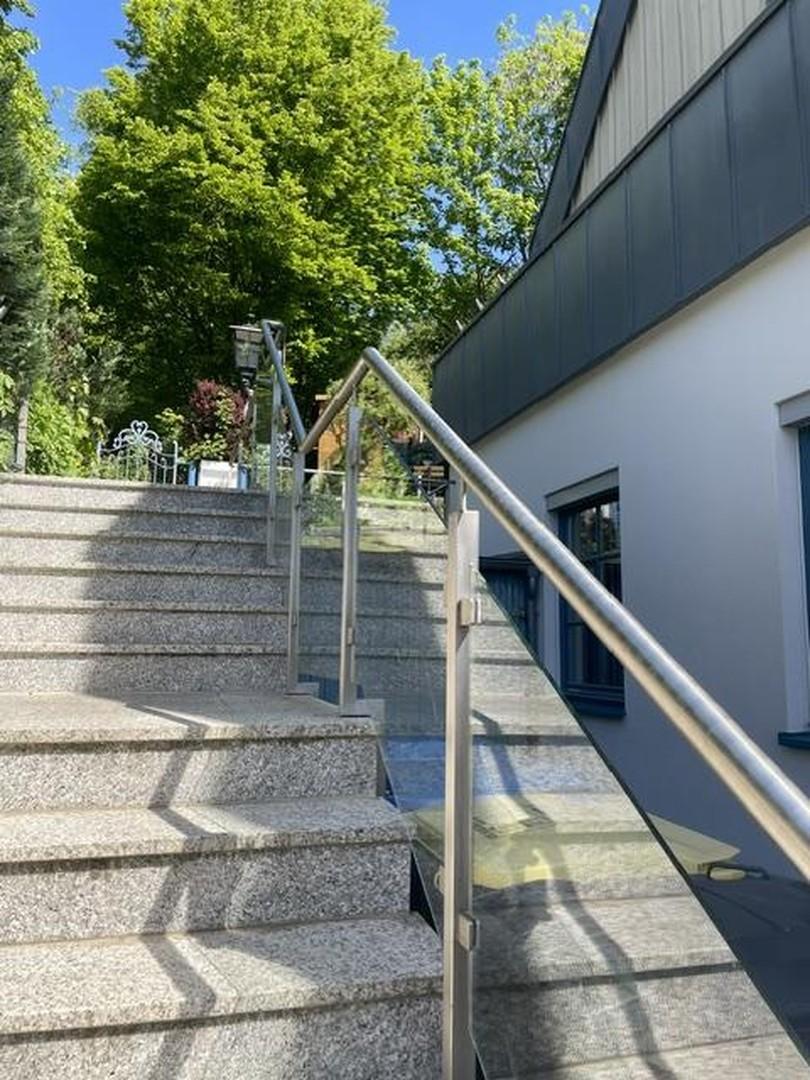 Treppenanlage zum Obergeschoss