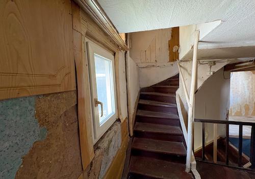 Treppe zum DG
