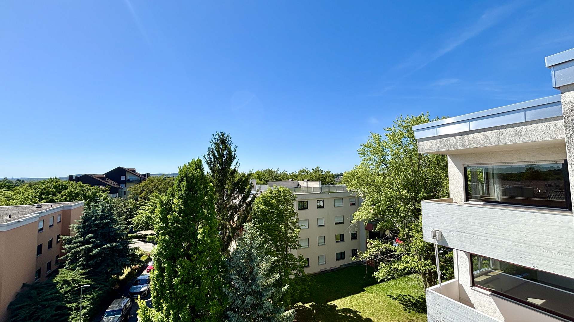 Westaussicht von Balkon & Dachterrasse