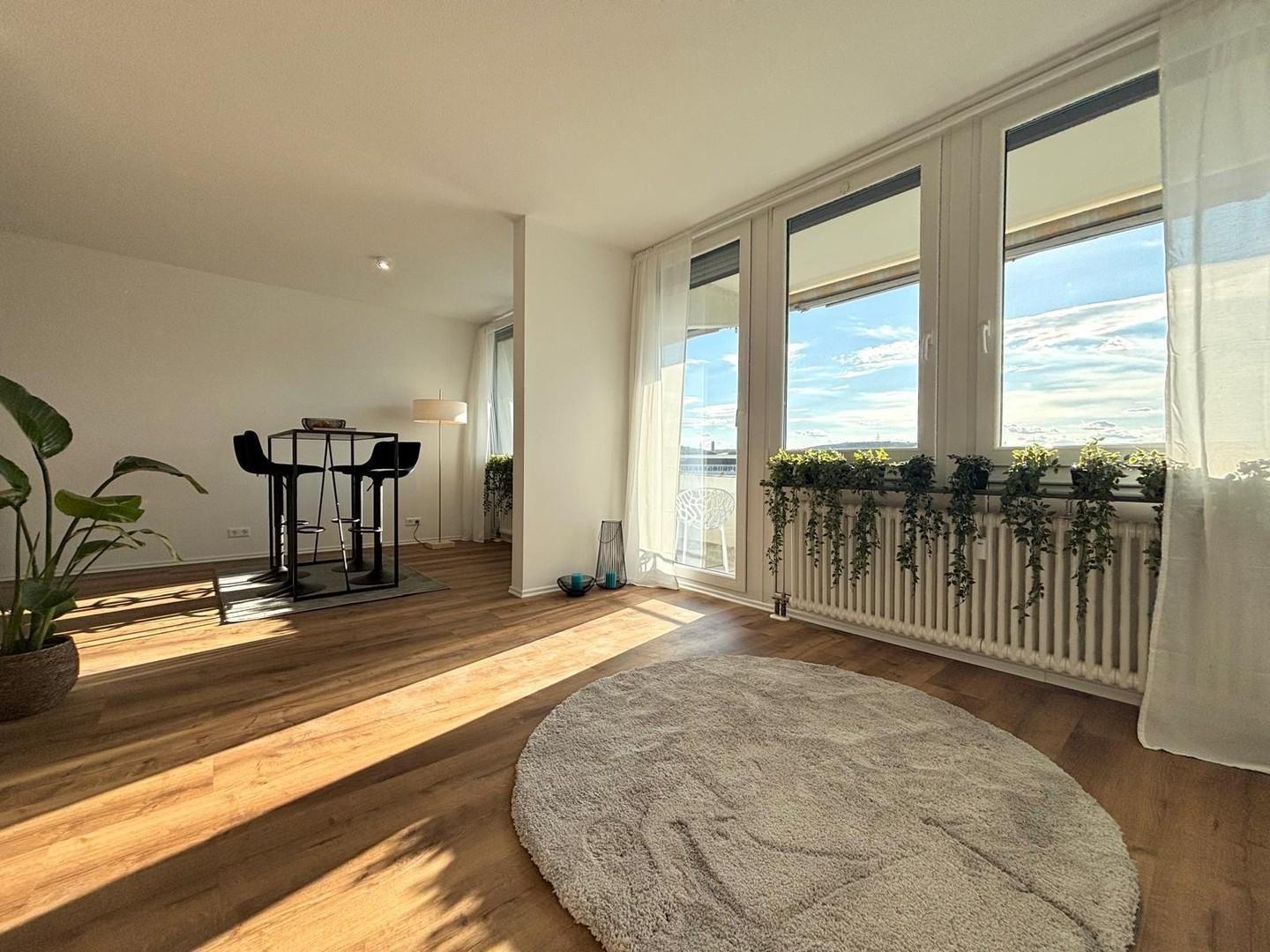 Fensterfront Wohnbereich