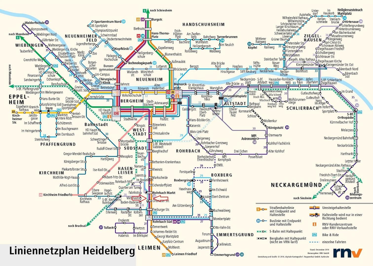 ÖPNV StraBahn-Bus HD Rohrbach Süd