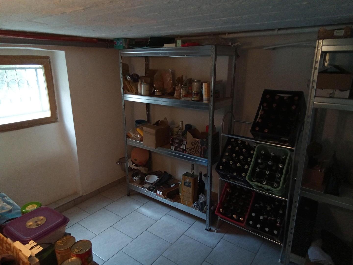 Lagerraum unter der Küche