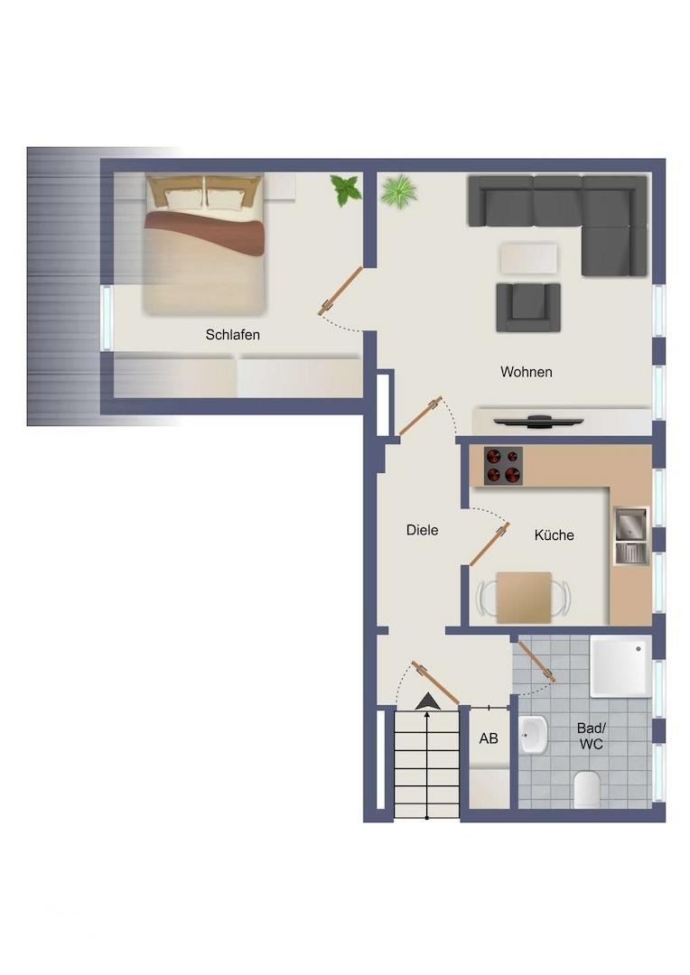 Grndriss Wohnung 2