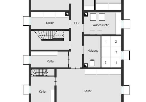 Grundriss KG 