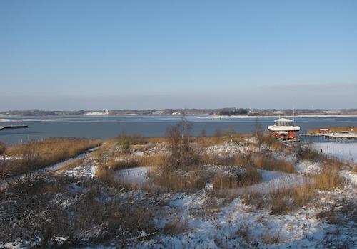 Winterimpression vom Balkon