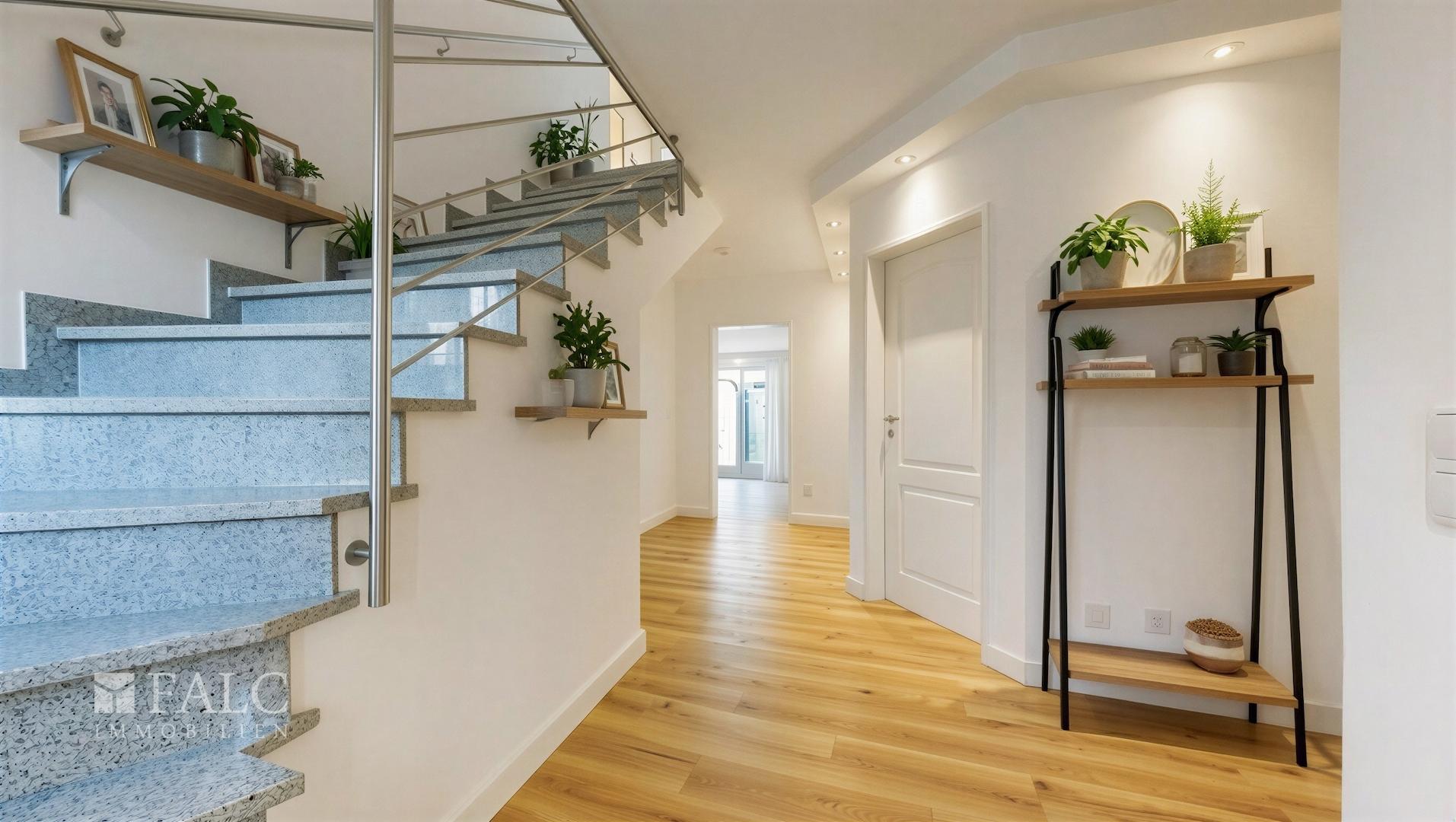 Flur mit Treppe