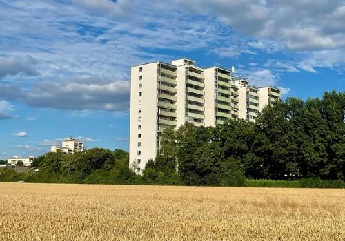 Blick auf das Wohnhaus