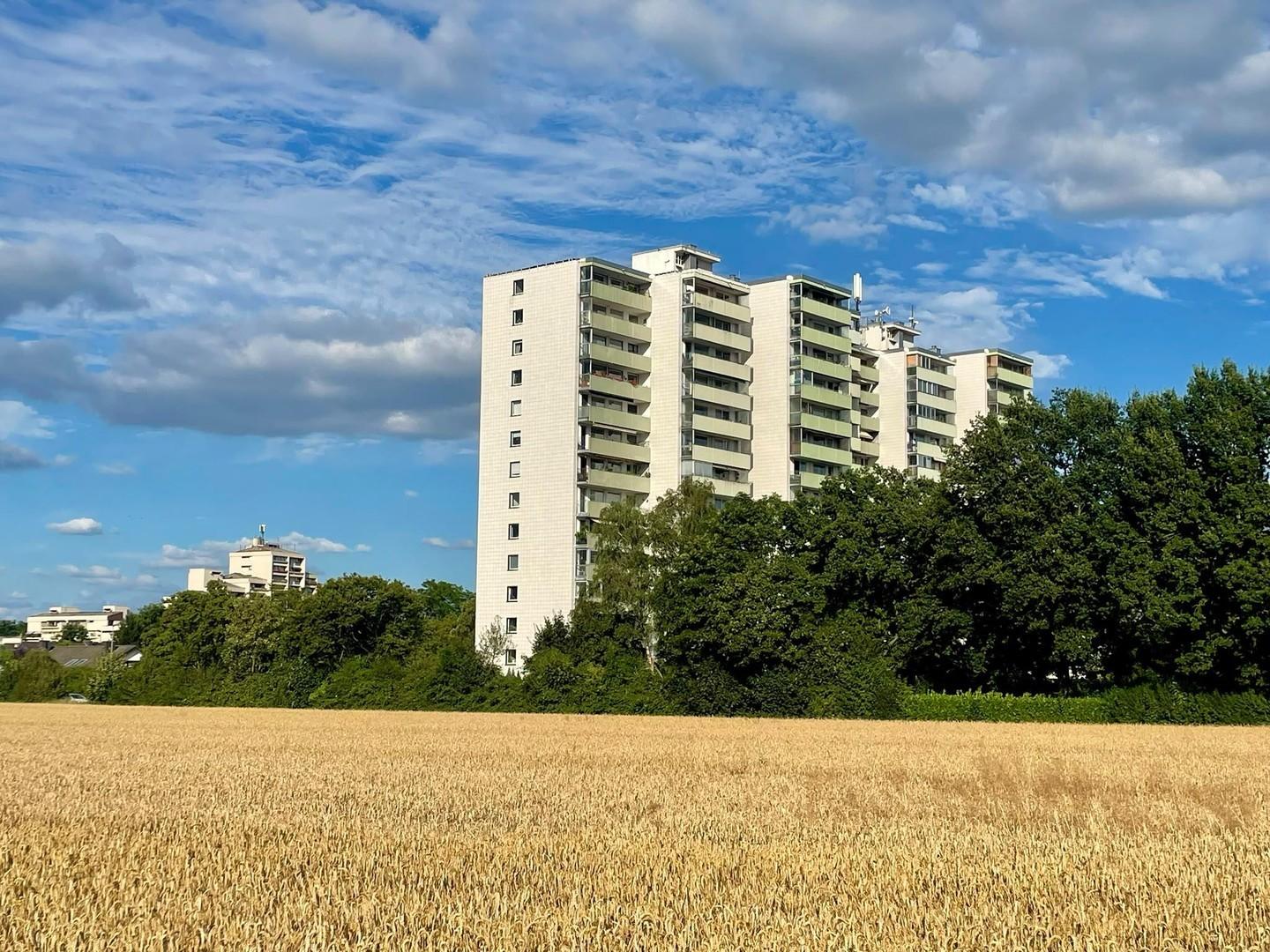 Blick auf das Wohnhaus