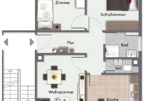 Grundriss - nicht maßstäblich