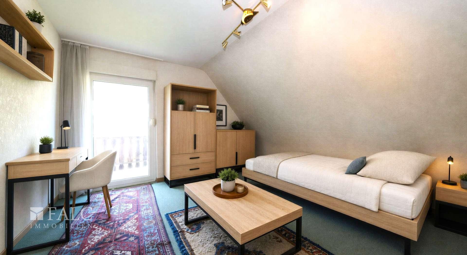 Schlafzimmer mit Balkon DG V.