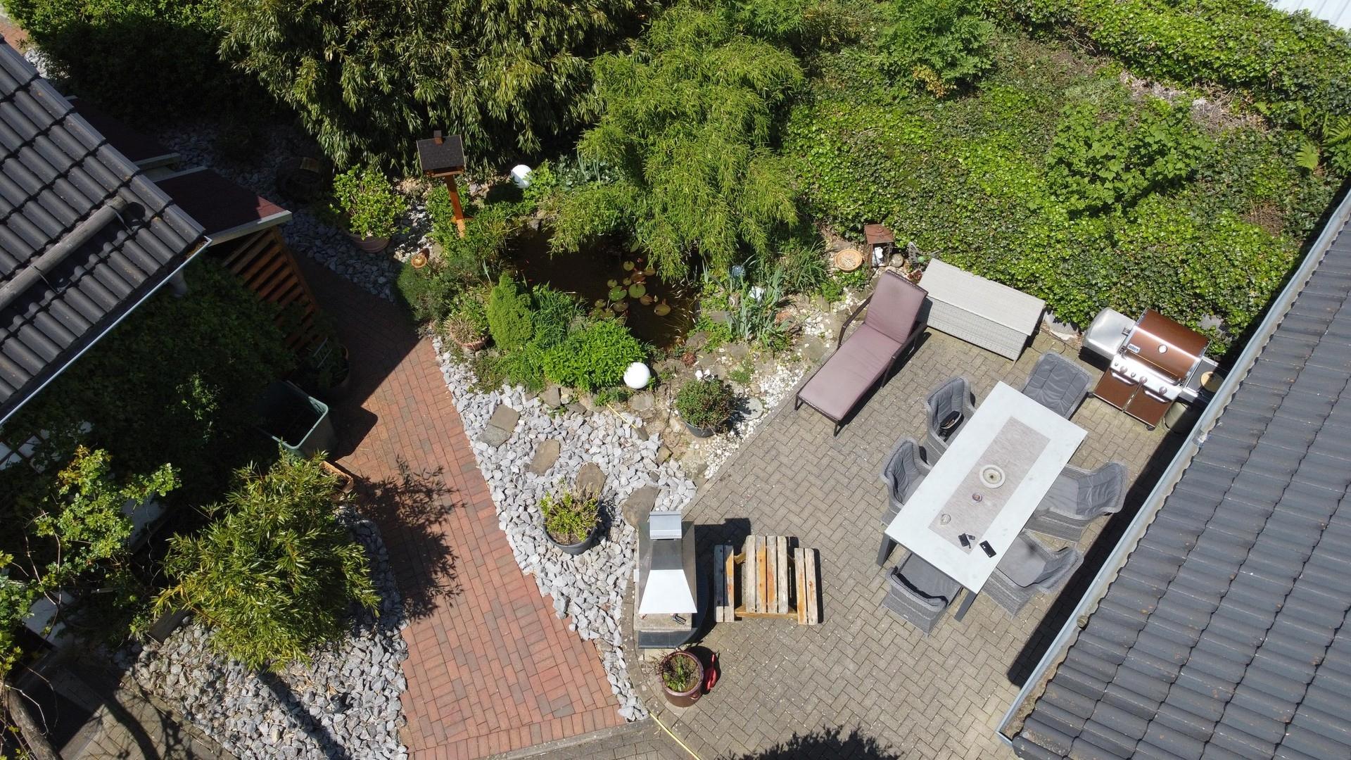 Terrasse aus der Luft