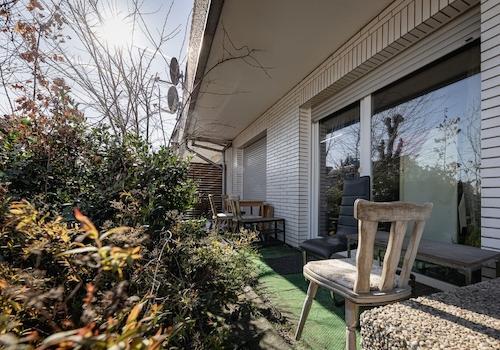 Terrasse der Einliegerwohnung