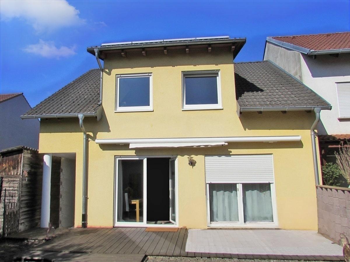 Blick auf das Hinterhaus