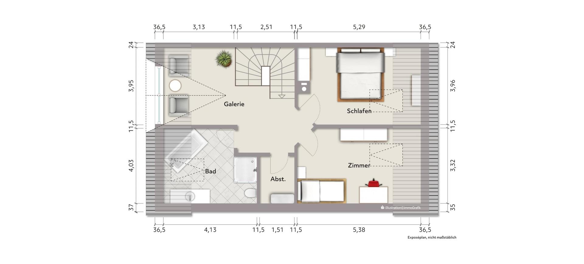 12113 Grundriss EG - Hinterhaus