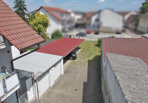 Blick vom Balkon