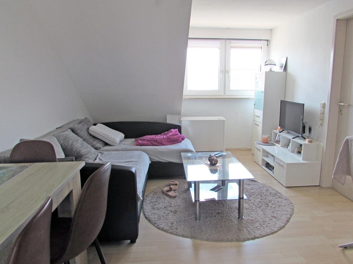 Wohnzimmer Dachgeschosswohnung