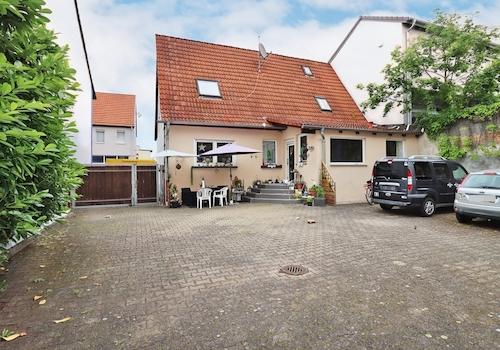 Rückseite des Hauses