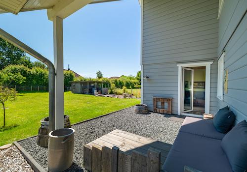 überdachte Terrasse