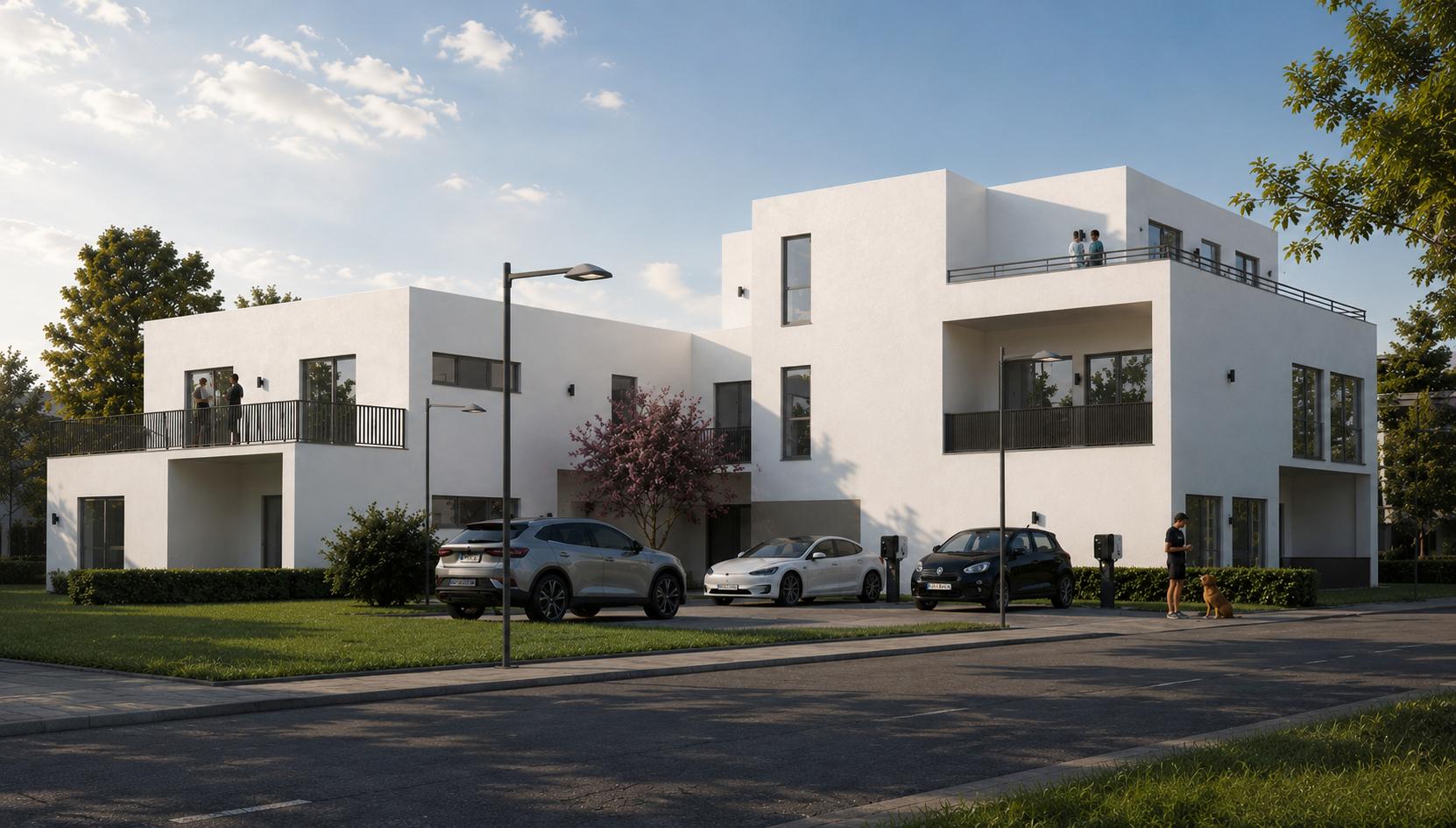 KI generierte Straßenansicht - Abweichungen von der Realität möglich