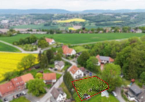 Naturnahe Lage mit weitem Blick ins Umland