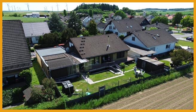 Blick über das Objekt