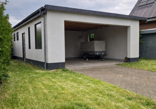 Blick auf Wohnzimmer (Süd)