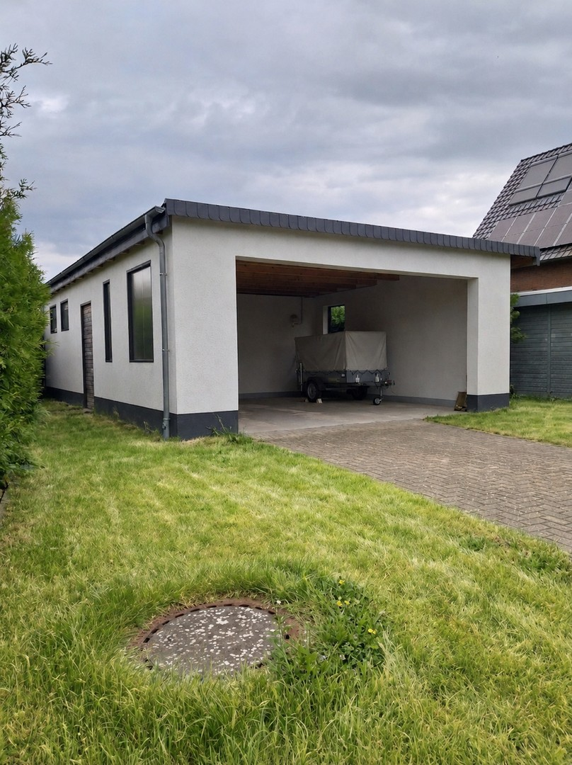 Blick auf Wohnzimmer (Süd)