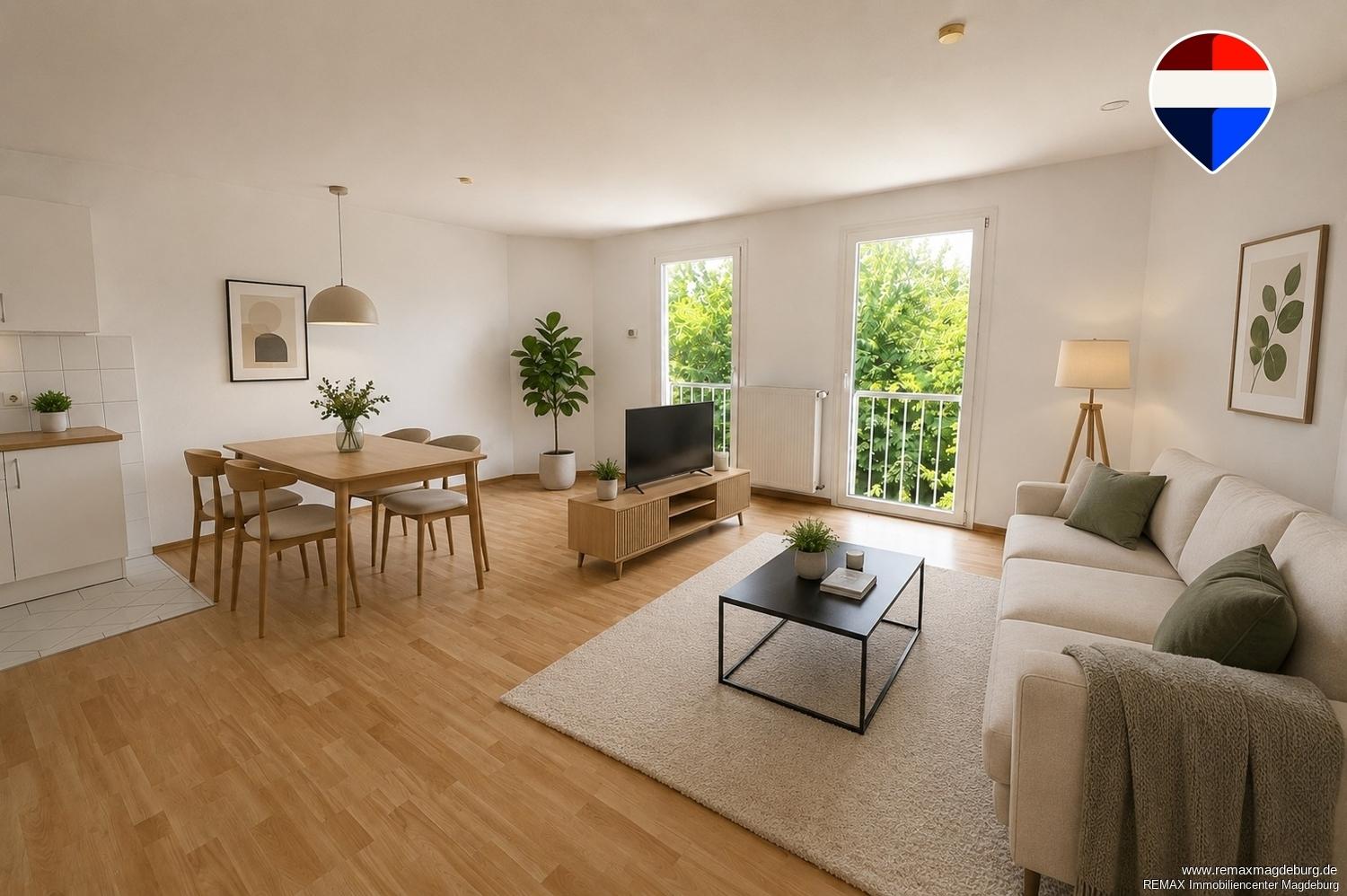 Wohnzimmer KI untersützt