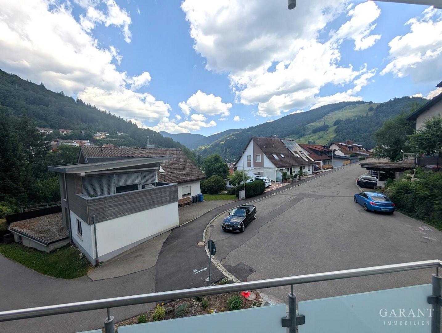 Ausblick Balkon