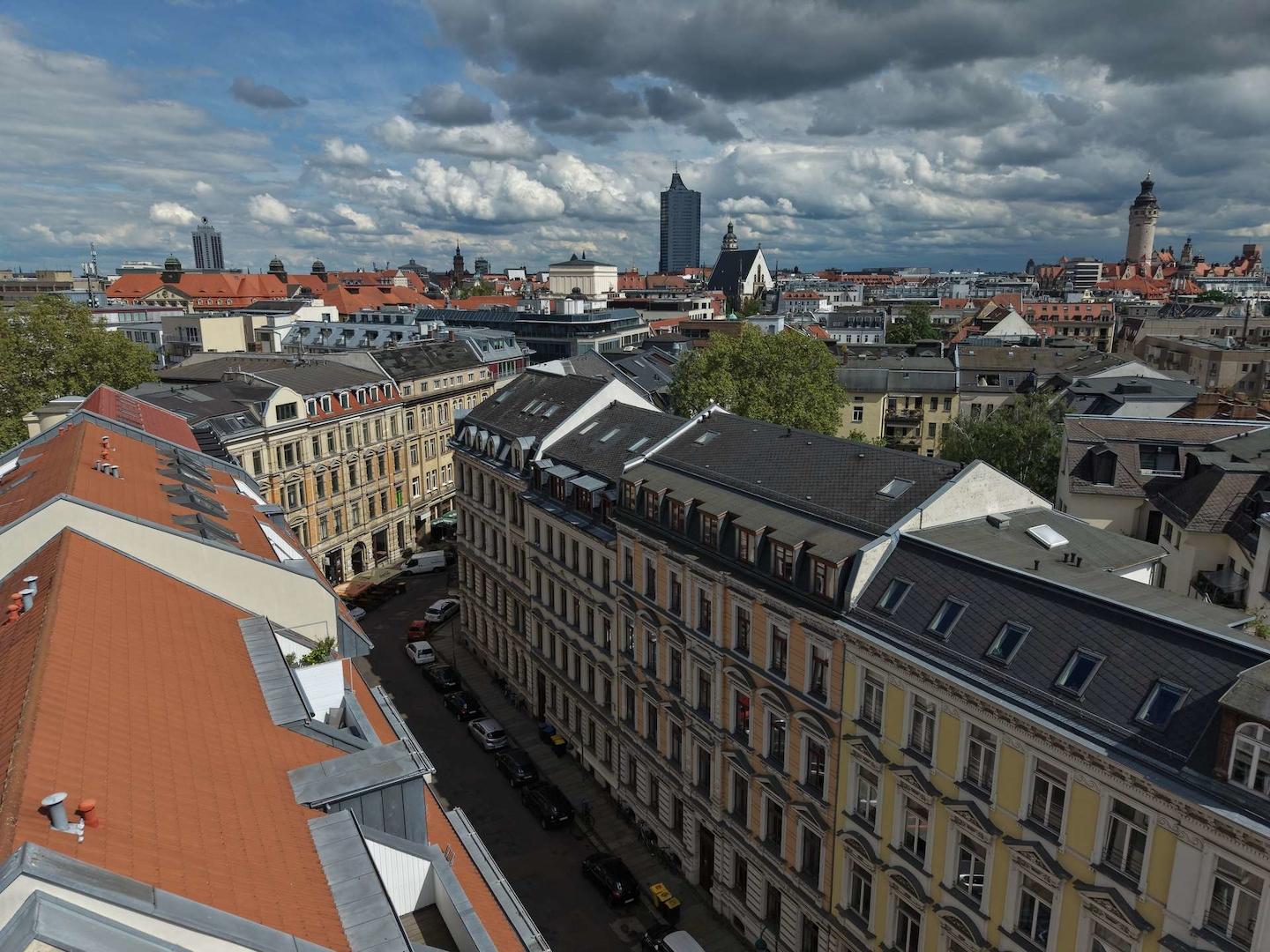 Blick zum Zentrum 