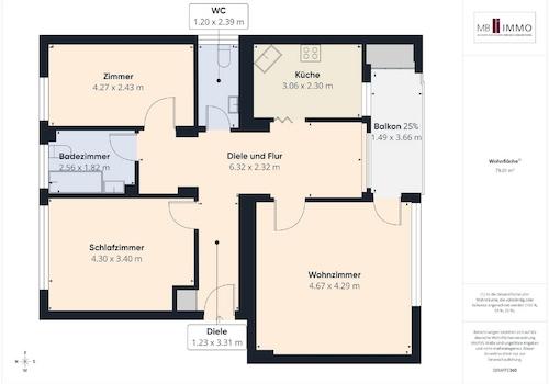 Wohnungsgrundriss