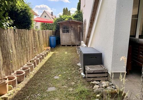 Garten Ost mit Gerätehütte