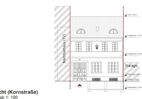 Ansicht Kornstraße