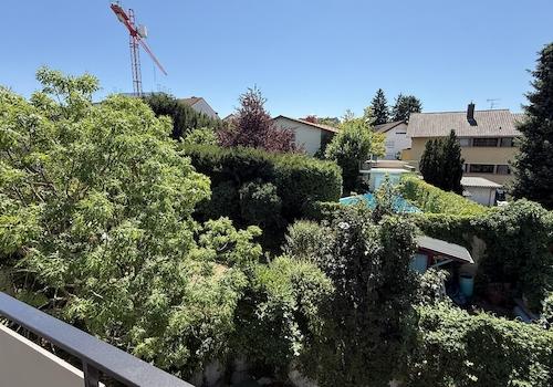 Ausblick vom Balkon